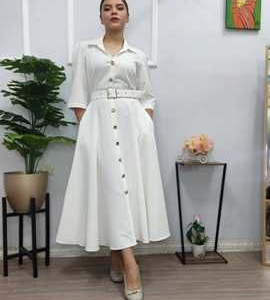 VESTIDO VIANCA PERLA DOBLE SALGA