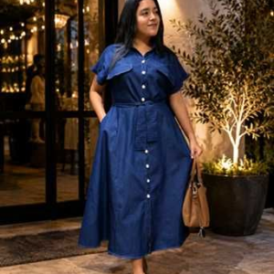 VESTIDO ASTRID JEAN INDIGO