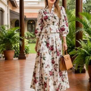 Conjunto Peonía flores